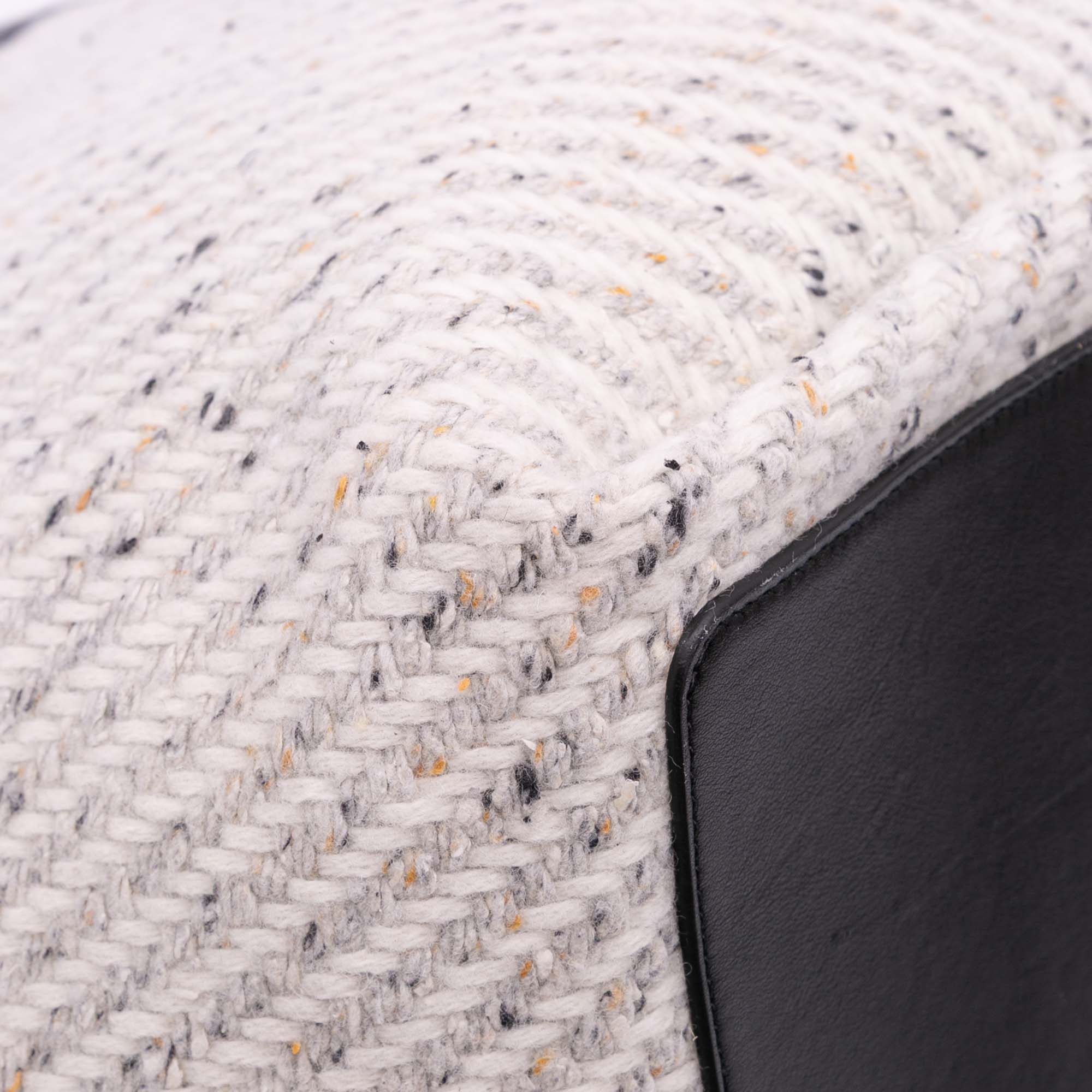 Large Wool and Calfskin Flip Flap Tote