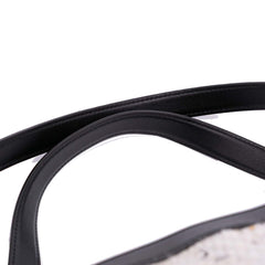 Large Wool and Calfskin Flip Flap Tote