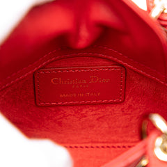 Micro Calfskin Cannage Dioramour Lady Dior