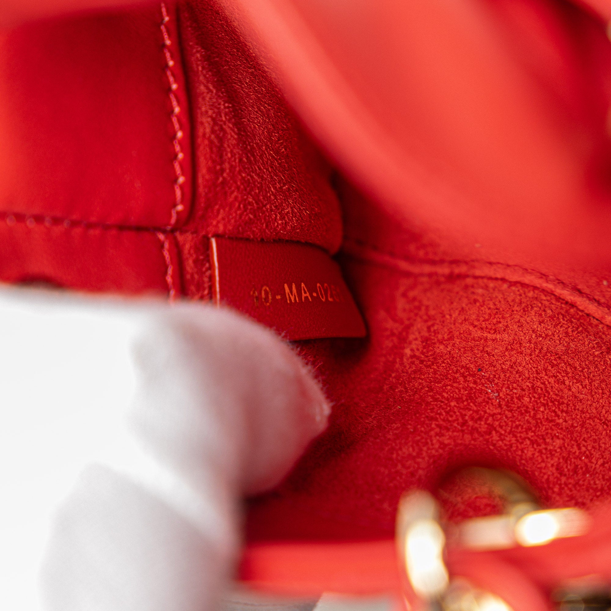 Micro Calfskin Cannage Dioramour Lady Dior