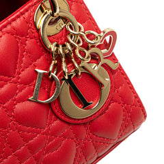 Micro Calfskin Cannage Dioramour Lady Dior