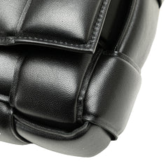 Nappa Intrecciato Padded Chain Cassette Satchel