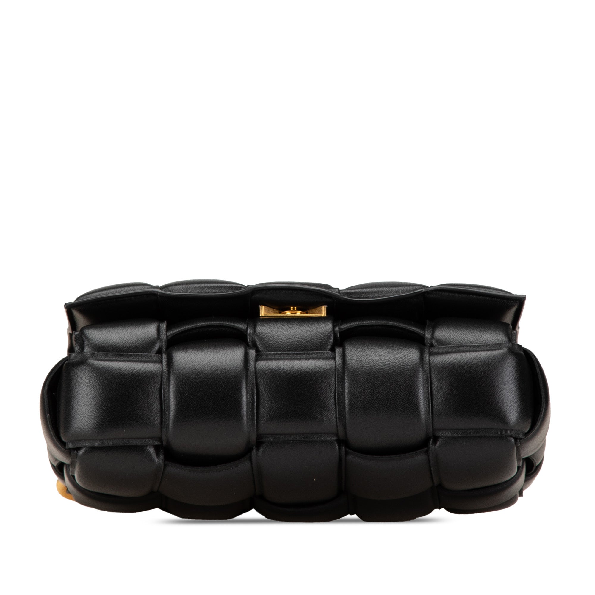 Nappa Intrecciato Padded Chain Cassette Satchel