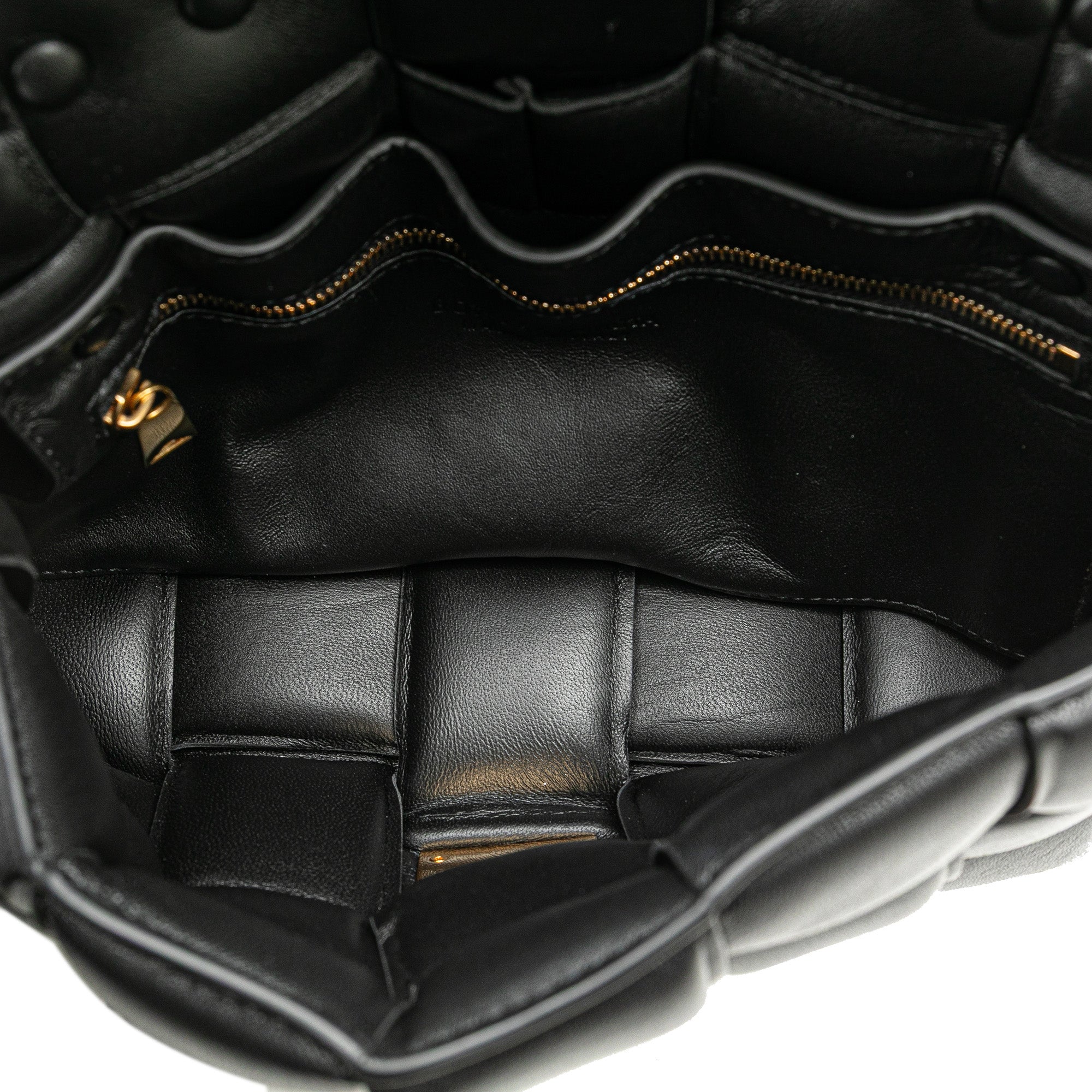 Nappa Intrecciato Padded Chain Cassette Satchel