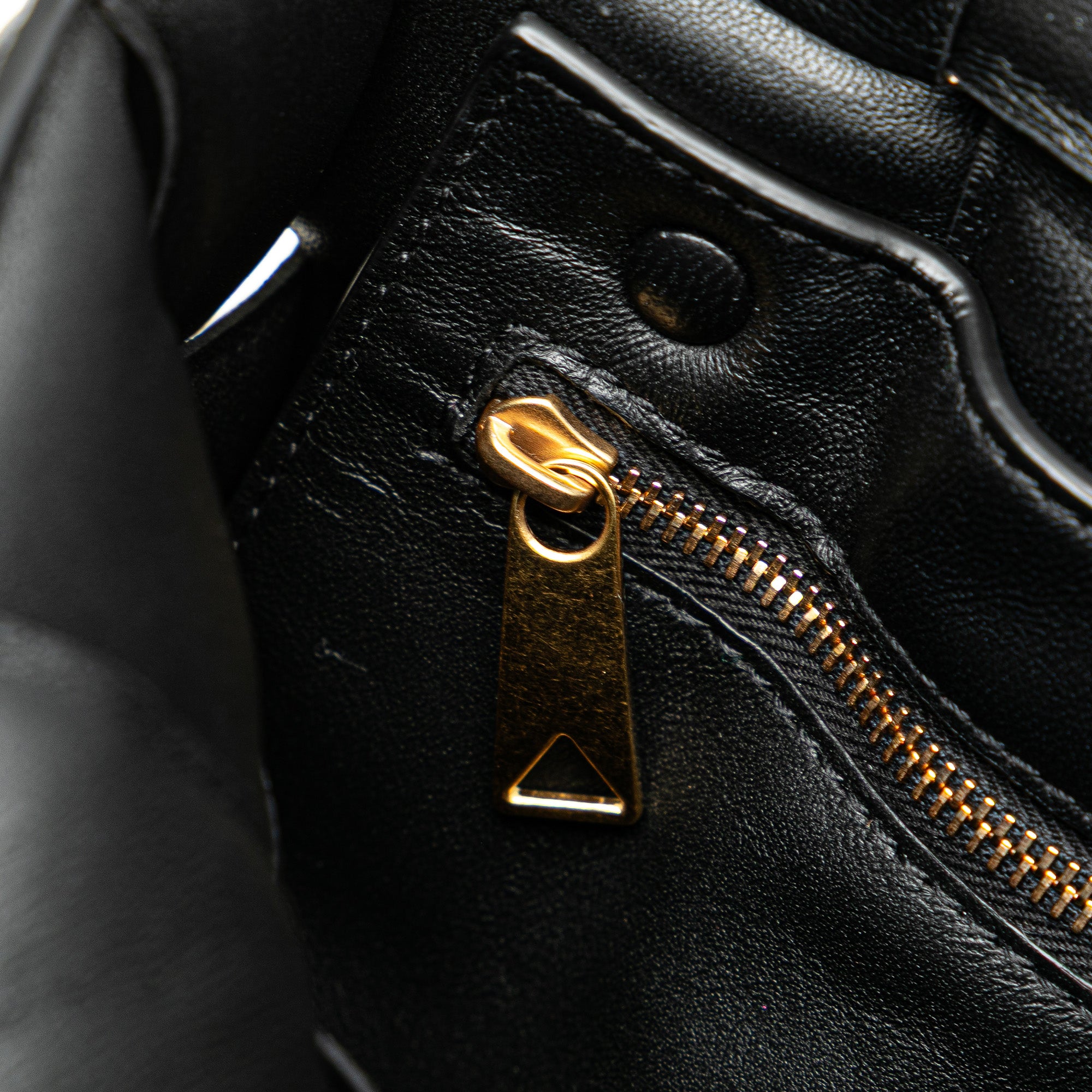Nappa Intrecciato Padded Chain Cassette Satchel