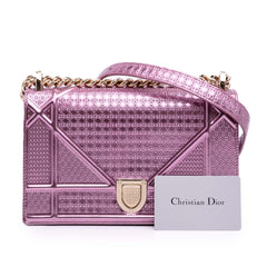 Small Metallic Patent Microcannage Diorama Flap