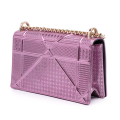 Small Metallic Patent Microcannage Diorama Flap