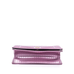 Small Metallic Patent Microcannage Diorama Flap