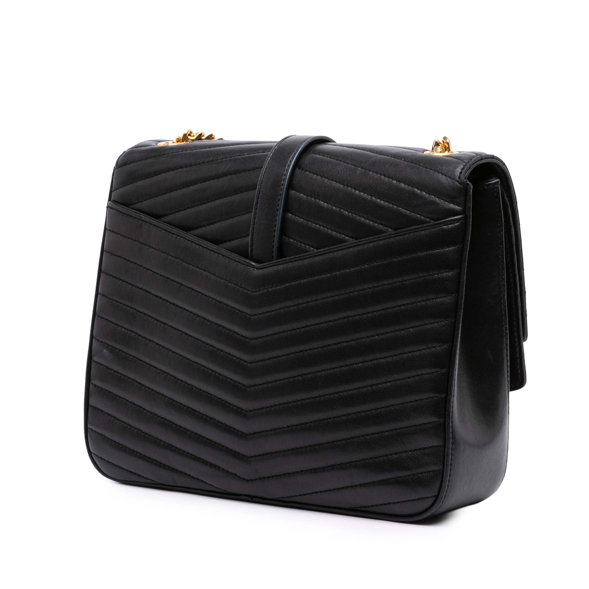 Medium Chevron Lambskin Monogram Sulpice Bag