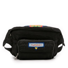 Nylon 80s Patch Convertible Belt Bag