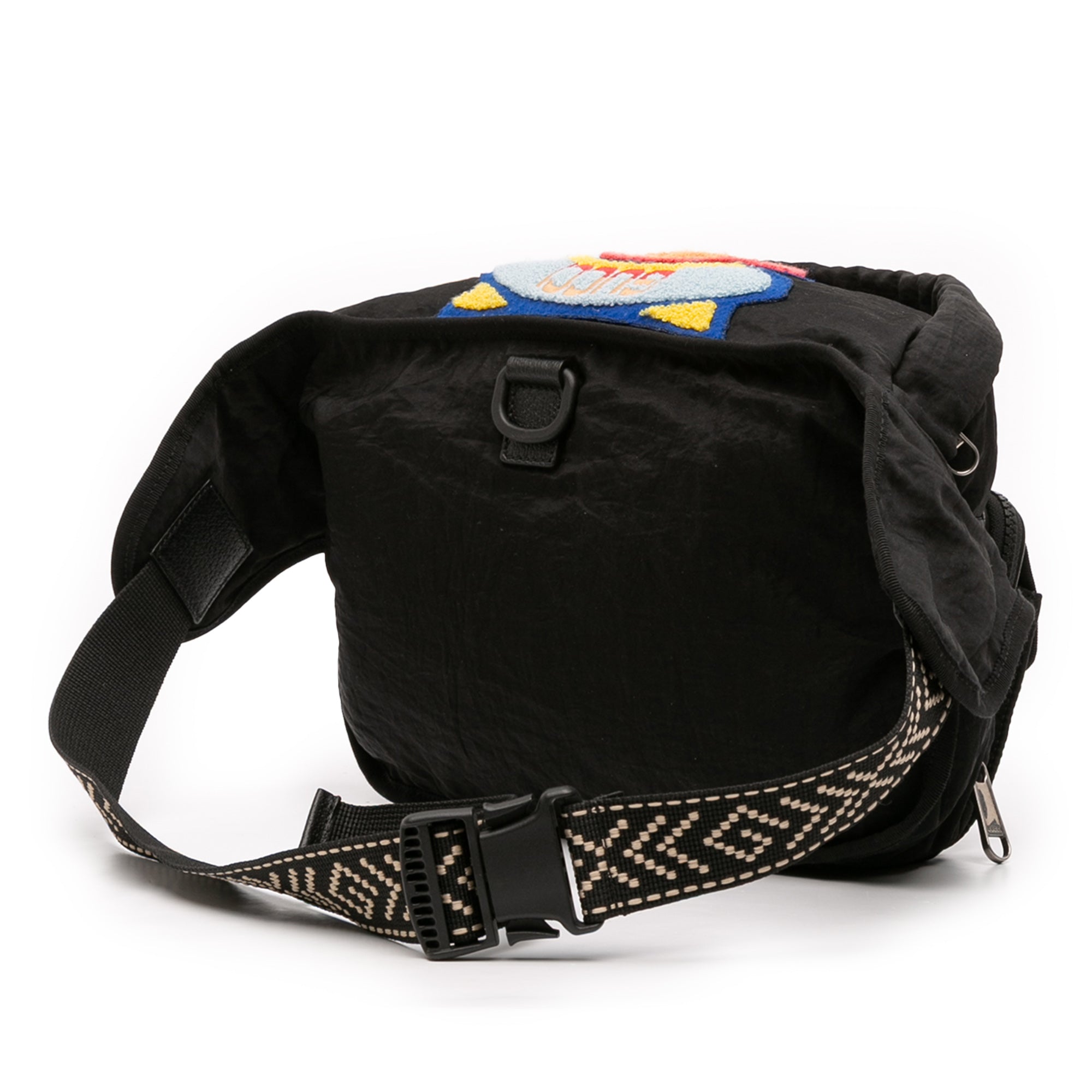 Nylon 80s Patch Convertible Belt Bag