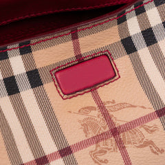 Haymarket Check Coated Canvas Leah Crossbody