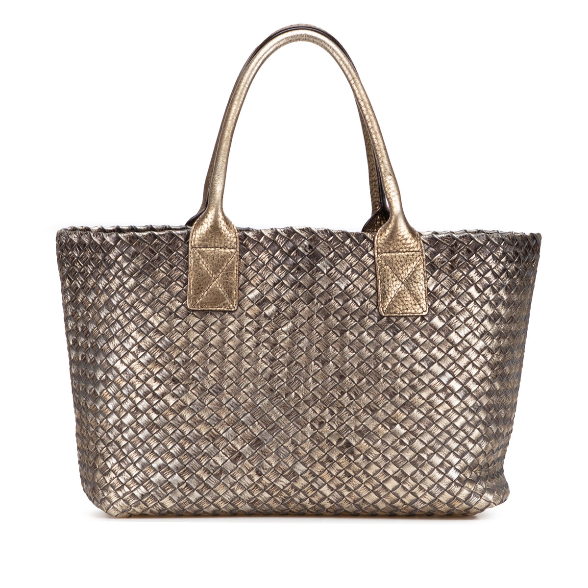 Medium Lambskin Intreccio Cabat Tote