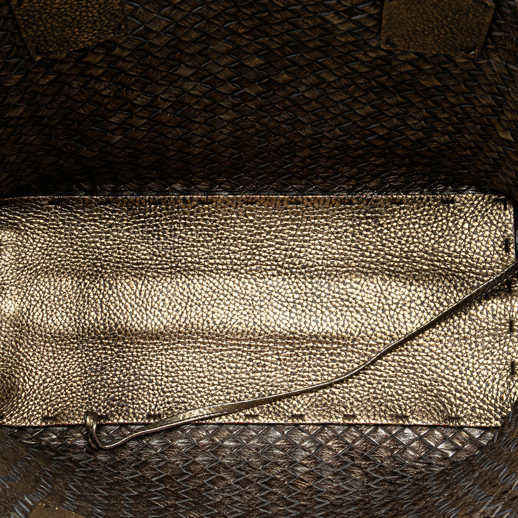 Medium Lambskin Intreccio Cabat Tote