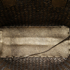 Medium Lambskin Intreccio Cabat Tote