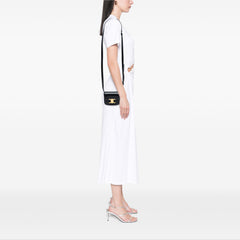 Mini Shiny Calfskin Triomphe Crossbody