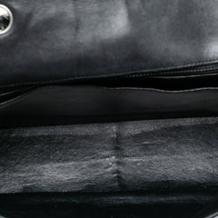 Jumbo Classic Crinkled Patent Single Flap