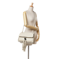 Medium Leather Bamboo Daily Crossbody