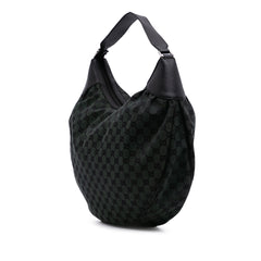 Large GG Canvas Half Moon Hobo