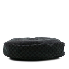 Large GG Canvas Half Moon Hobo