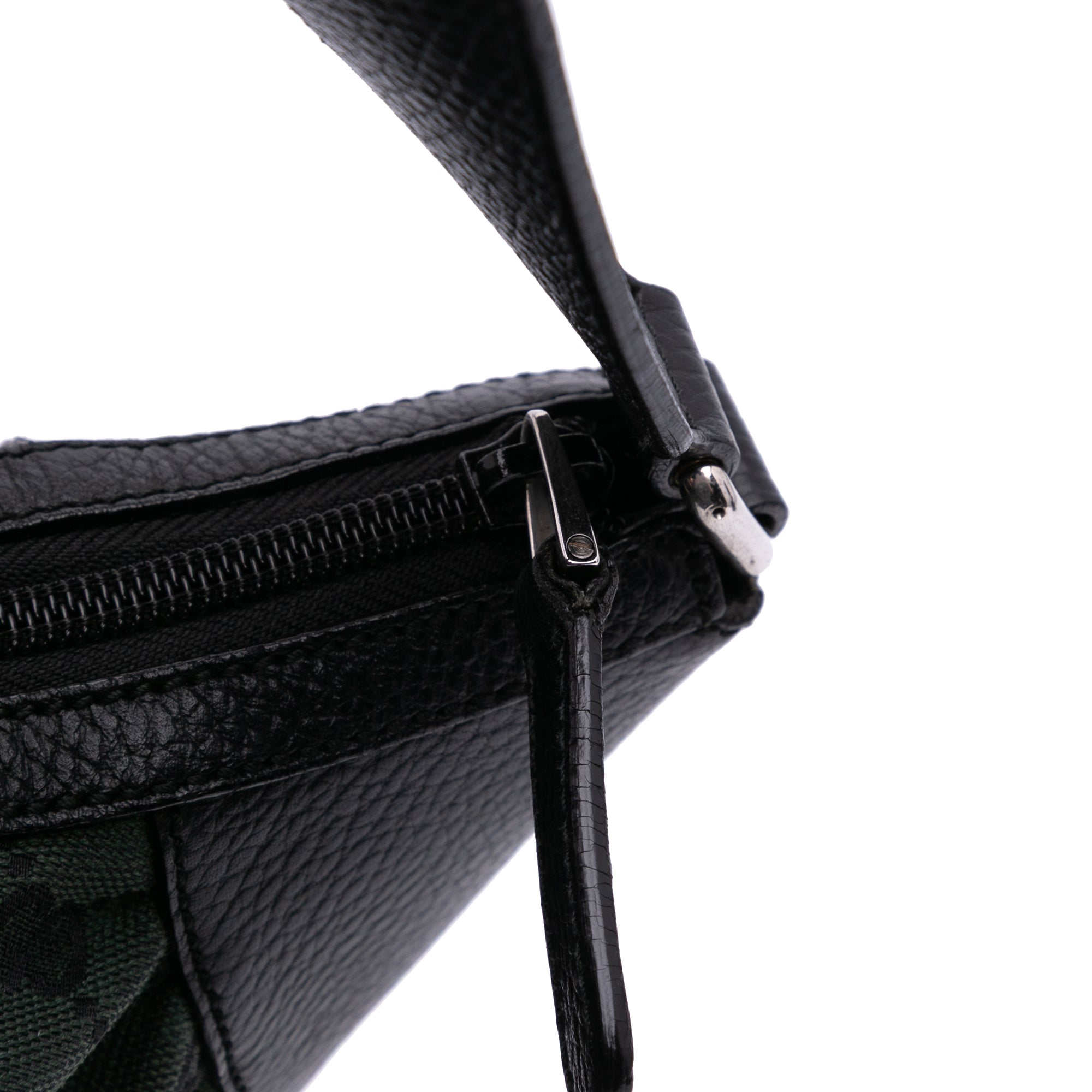 Large GG Canvas Half Moon Hobo