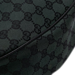 Large GG Canvas Half Moon Hobo