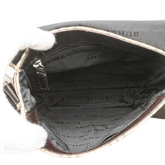 House Check Canvas Flap Crossbody