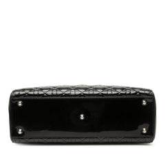 Large Patent Cannage Lady Dior