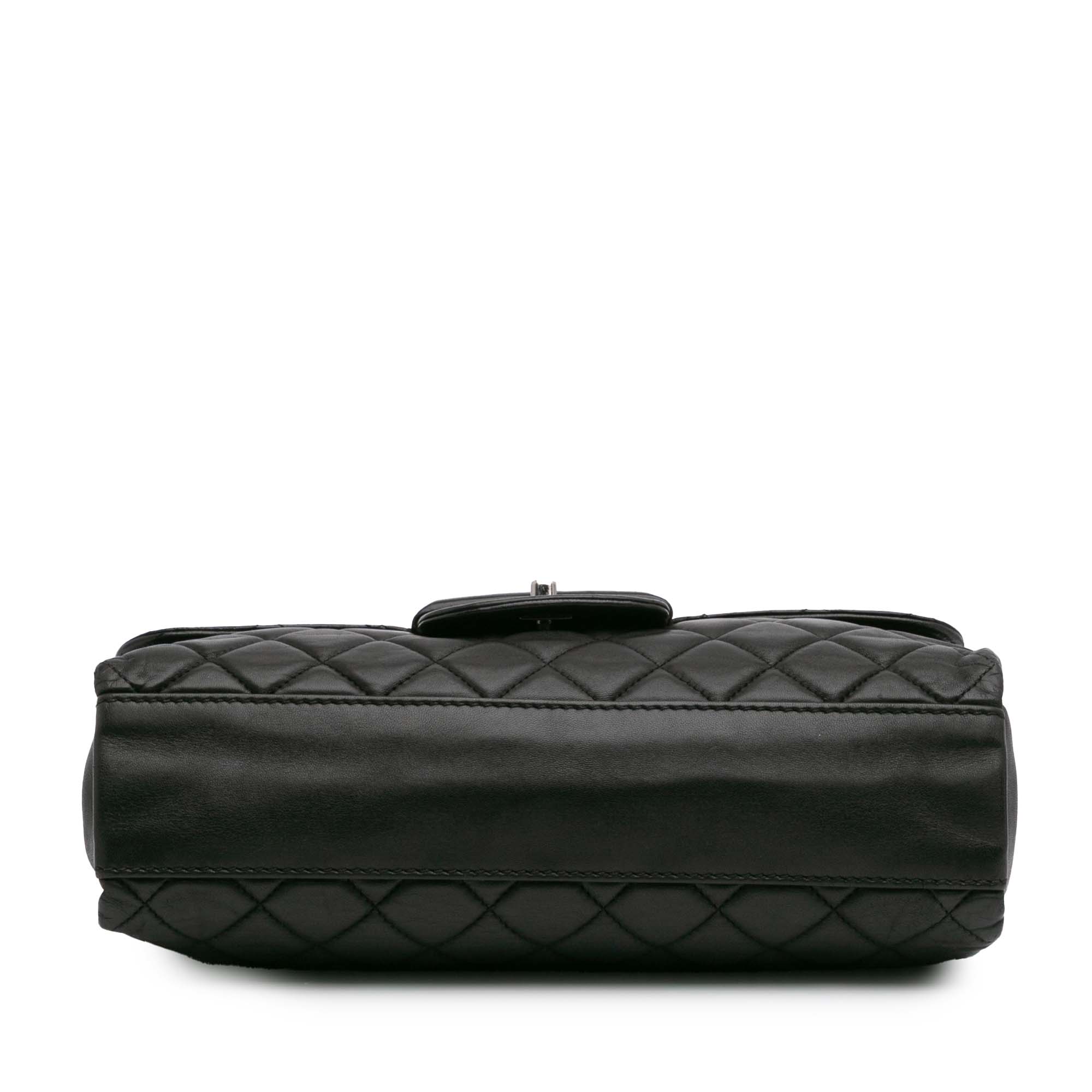 Jumbo Quilted Lambskin Coco Loop Flap