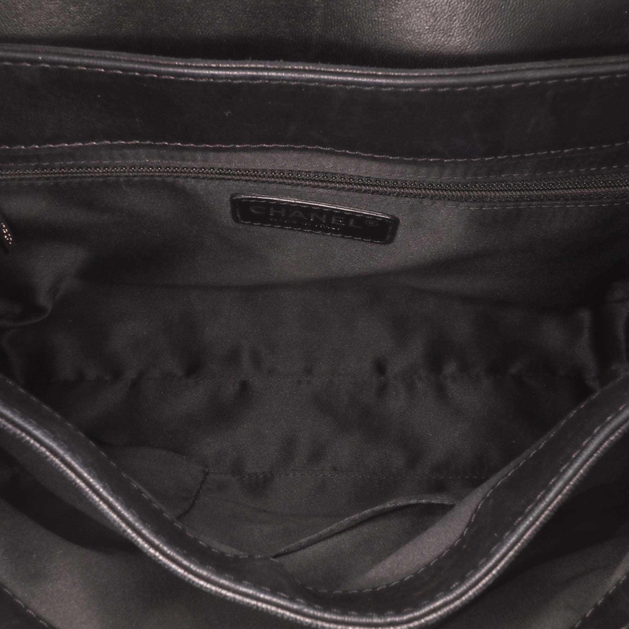 Jumbo Quilted Lambskin Coco Loop Flap