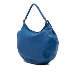 Large Washed Cervo Intrecciato Hobo