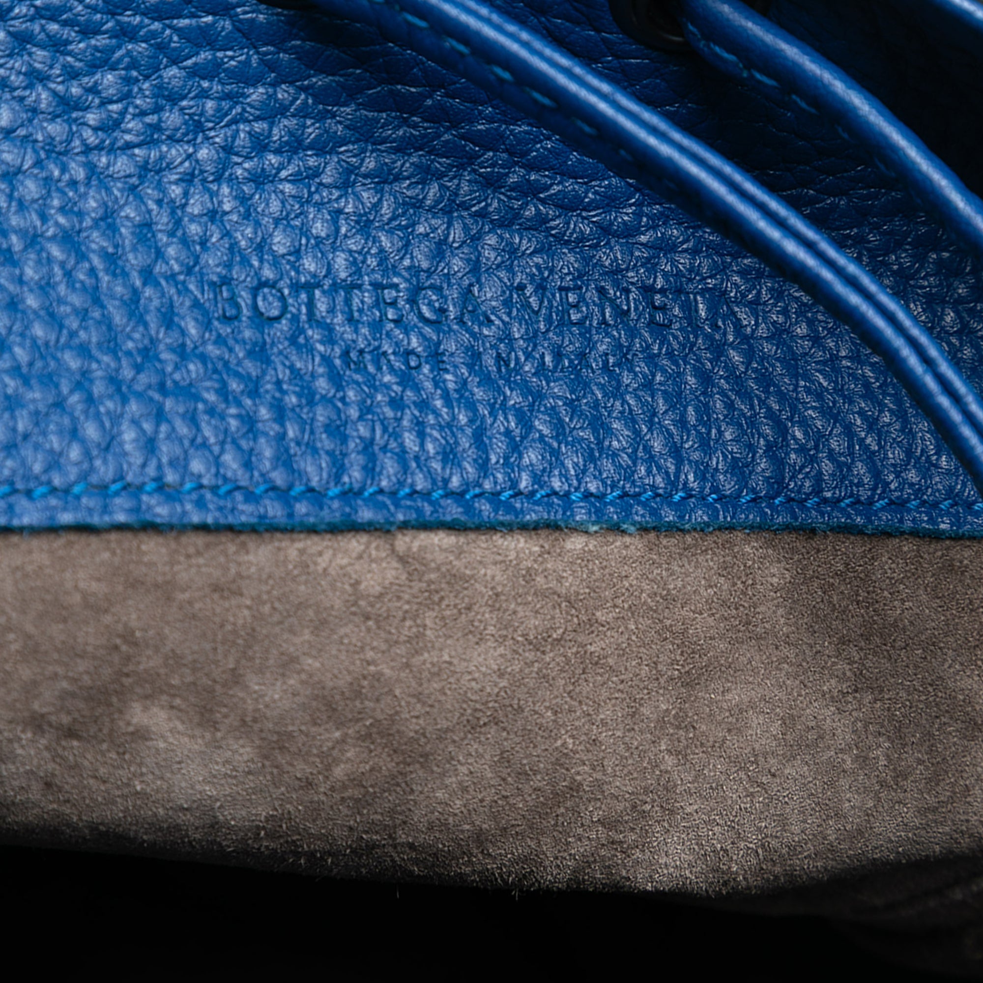 Large Washed Cervo Intrecciato Hobo