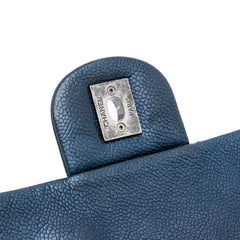 Jumbo Iridescent Quilted Caviar Easy Flap