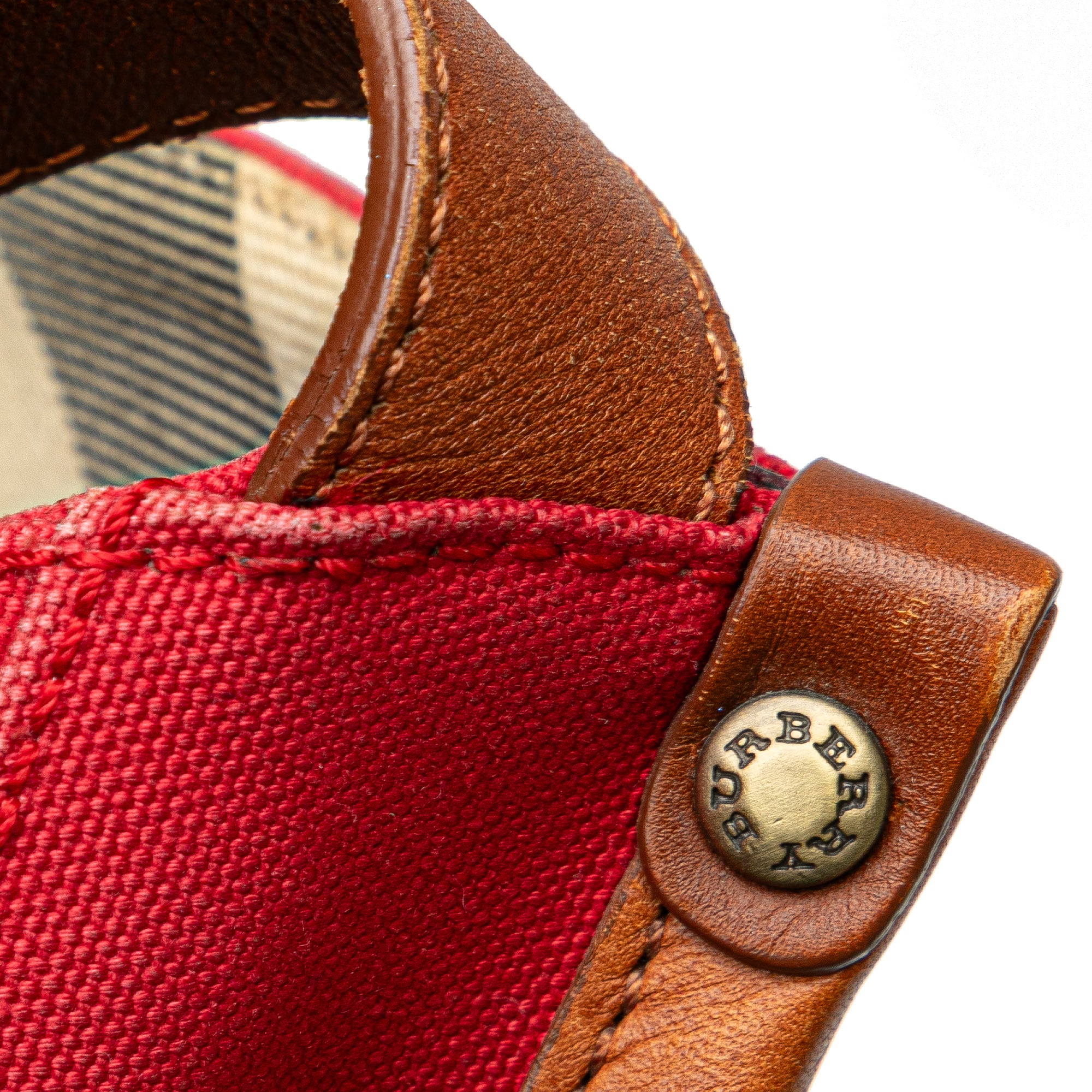 Supernova Check Trimmed Canvas Crossbody