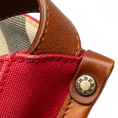 Supernova Check Trimmed Canvas Crossbody
