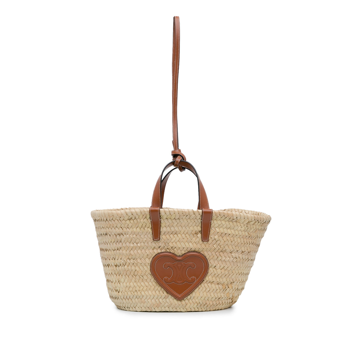 Teen Heart Triomphe Raffia Panier Tote