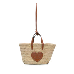 Teen Heart Triomphe Raffia Panier Tote