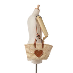 Teen Heart Triomphe Raffia Panier Tote