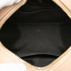Caviar CC Filigree Round Crossbody