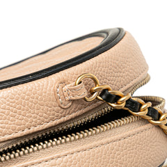 Caviar CC Filigree Round Crossbody