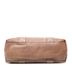 Guccissima Trimmed Leather Bamboo Libeccio Tote