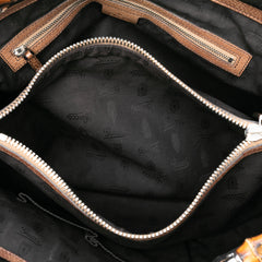 Guccissima Trimmed Leather Bamboo Libeccio Tote