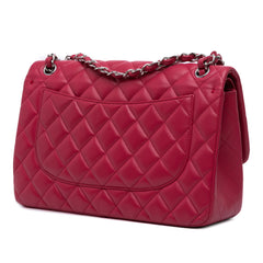 Jumbo Classic Lambskin Double Flap