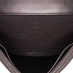 CC Quilted Patent Wallet On Chain