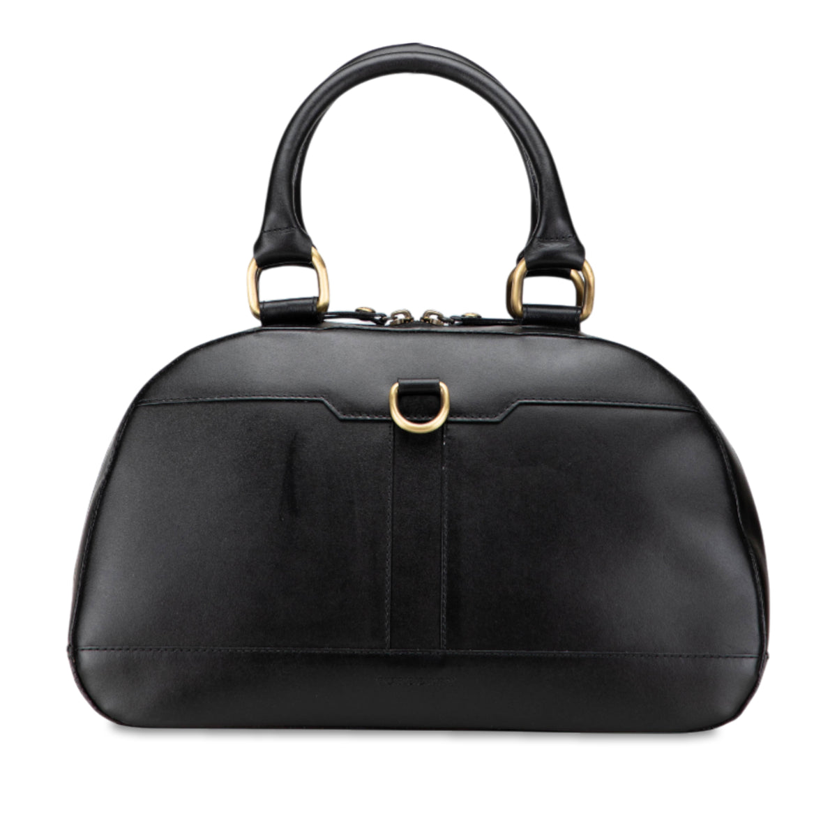 Medium Leather Dome Handbag