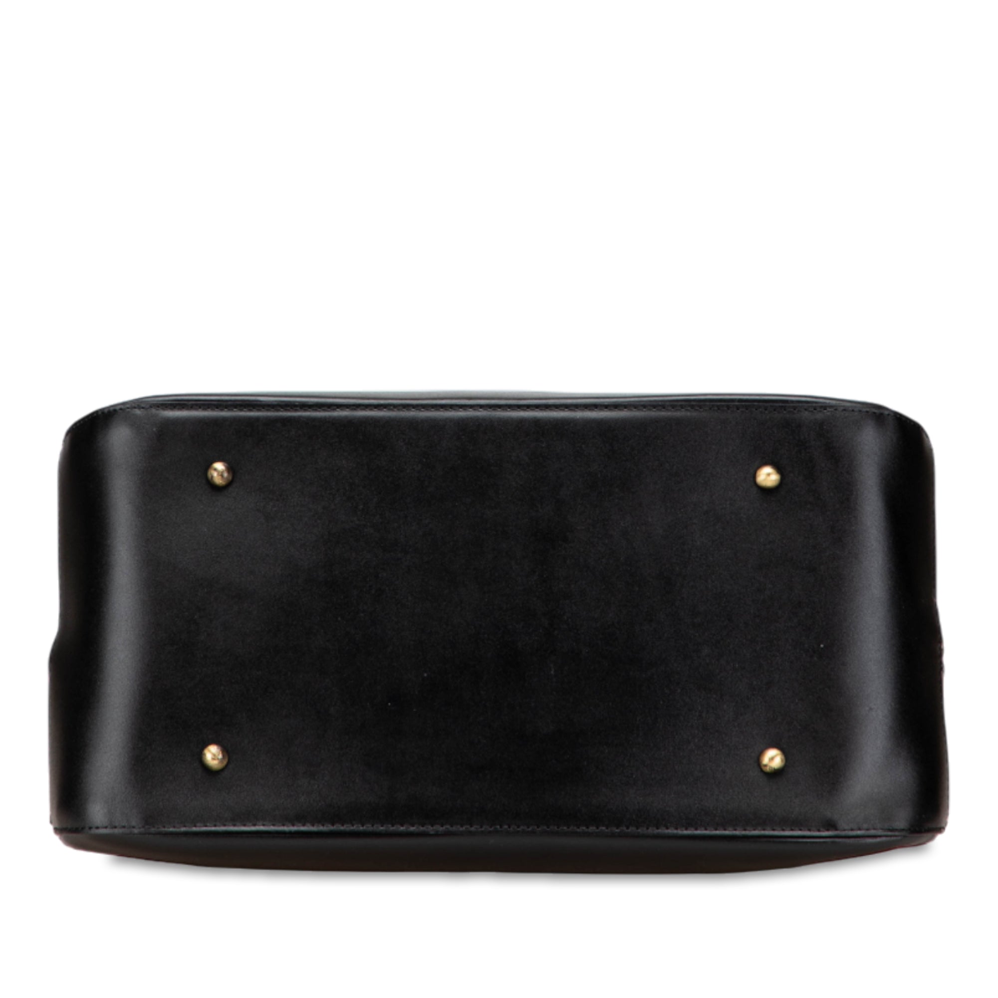 Medium Leather Dome Handbag