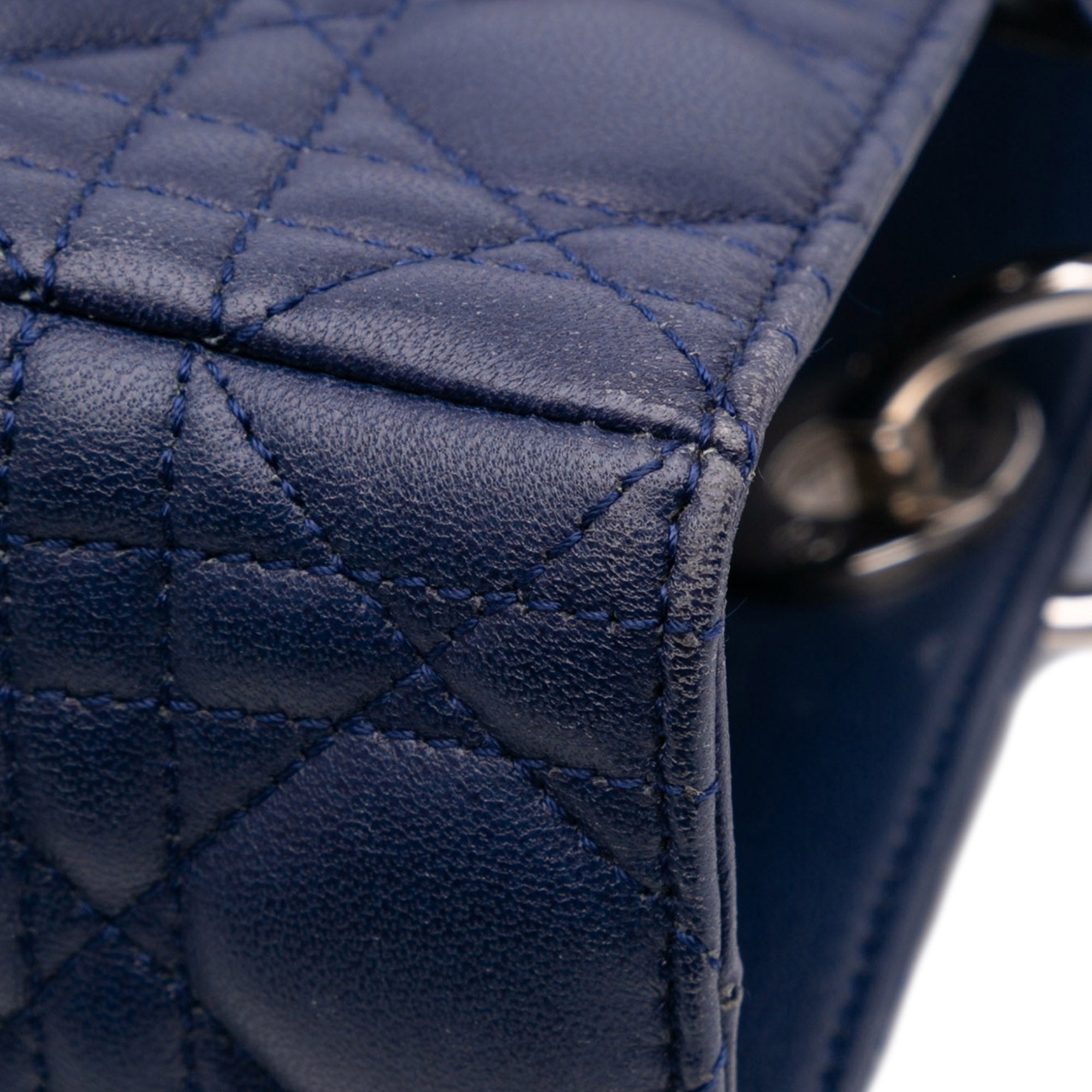 Large Lambskin Cannage Lady Dior