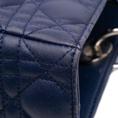 Large Lambskin Cannage Lady Dior