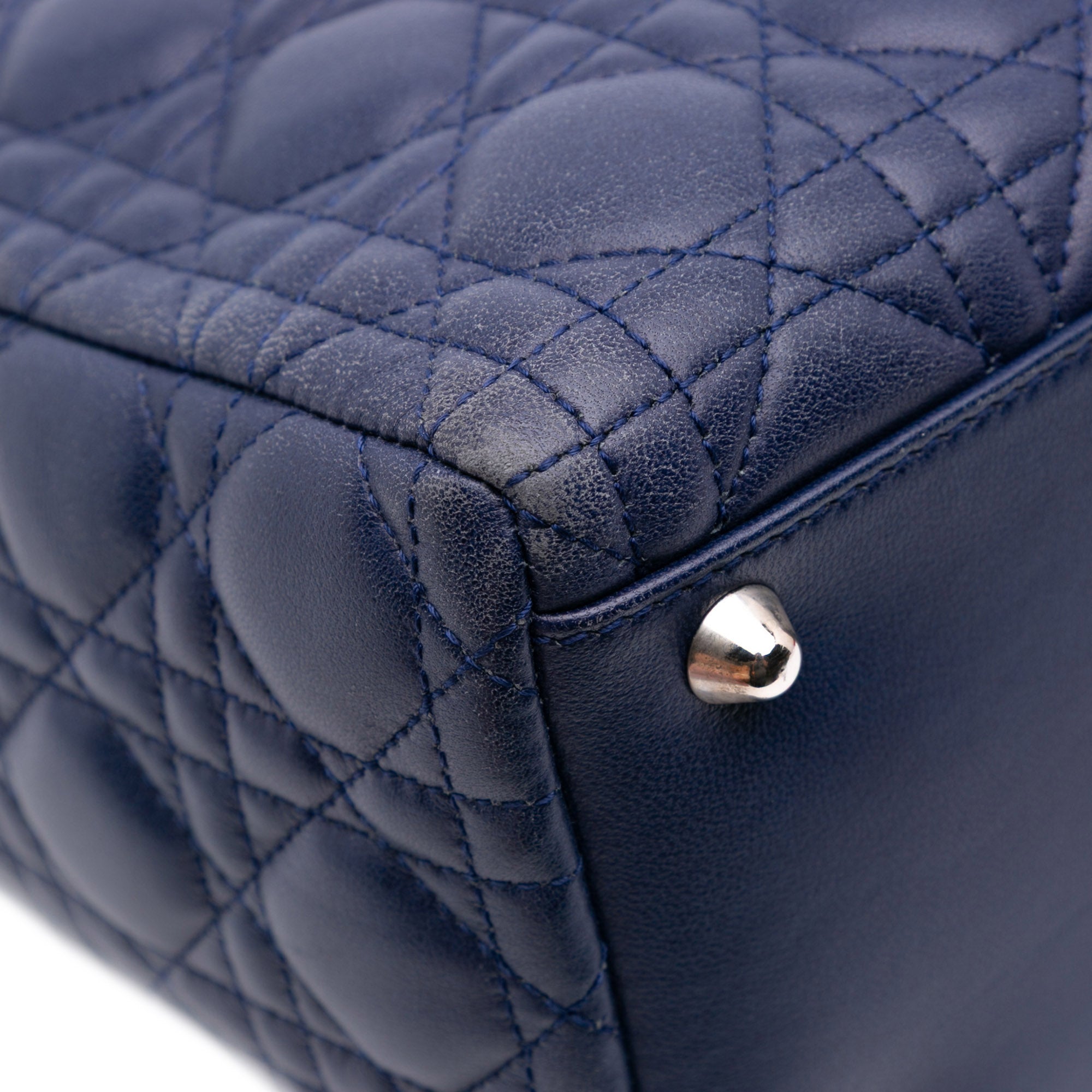 Large Lambskin Cannage Lady Dior