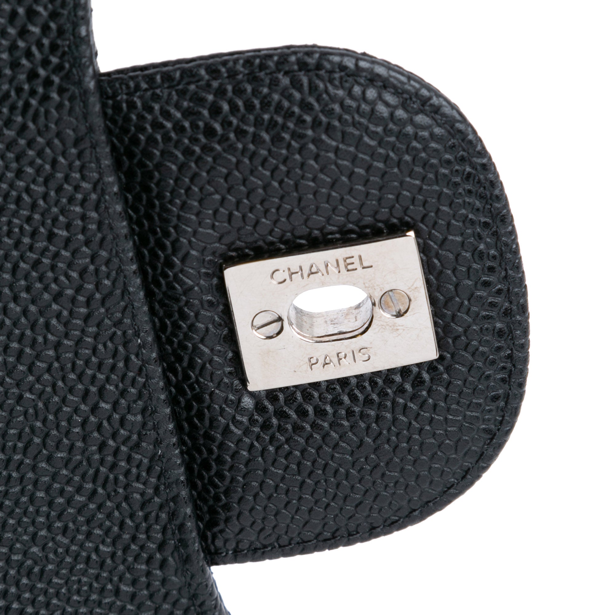 Jumbo Classic Caviar Double Flap